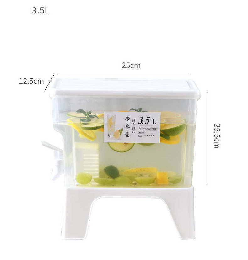 Lemon Juice Jugs Beverage Dispenser With Faucet Kitchen Drinkware Container Cold Water Bottle Kettle Teapot