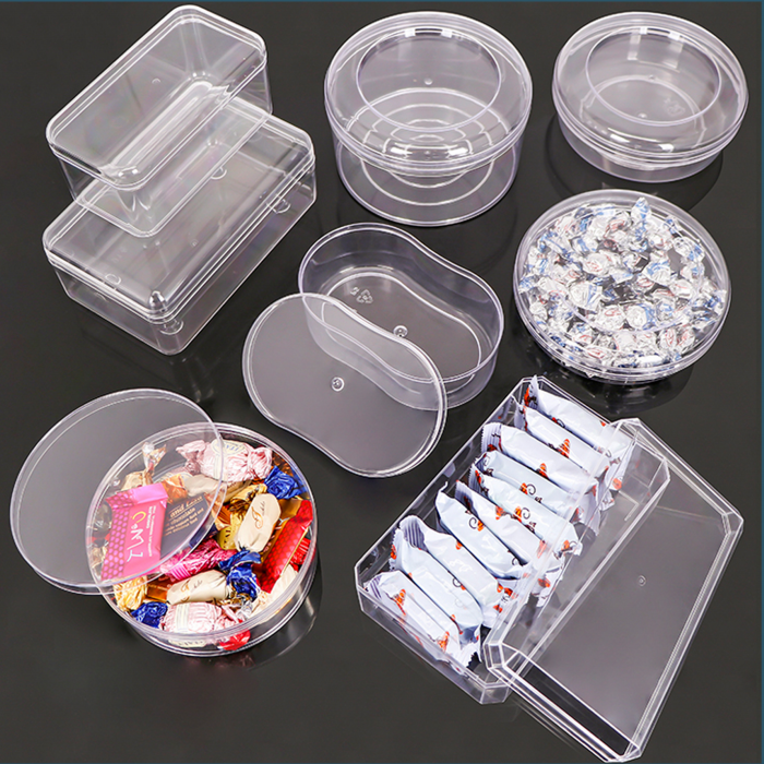 PP material mini plastic candy storage box Chocolate packaging box