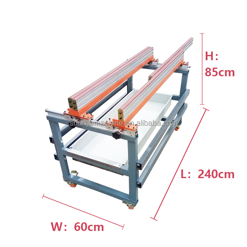 New design small operate table adjustable workbench for wood glass door with storage