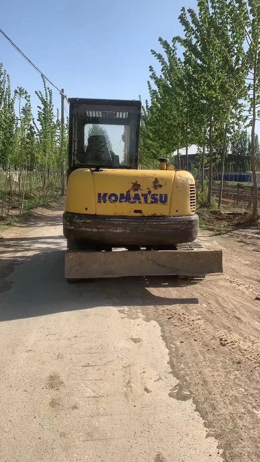 komatsu pc01 rc 1 ton mini excavator used bucket excavator for sale