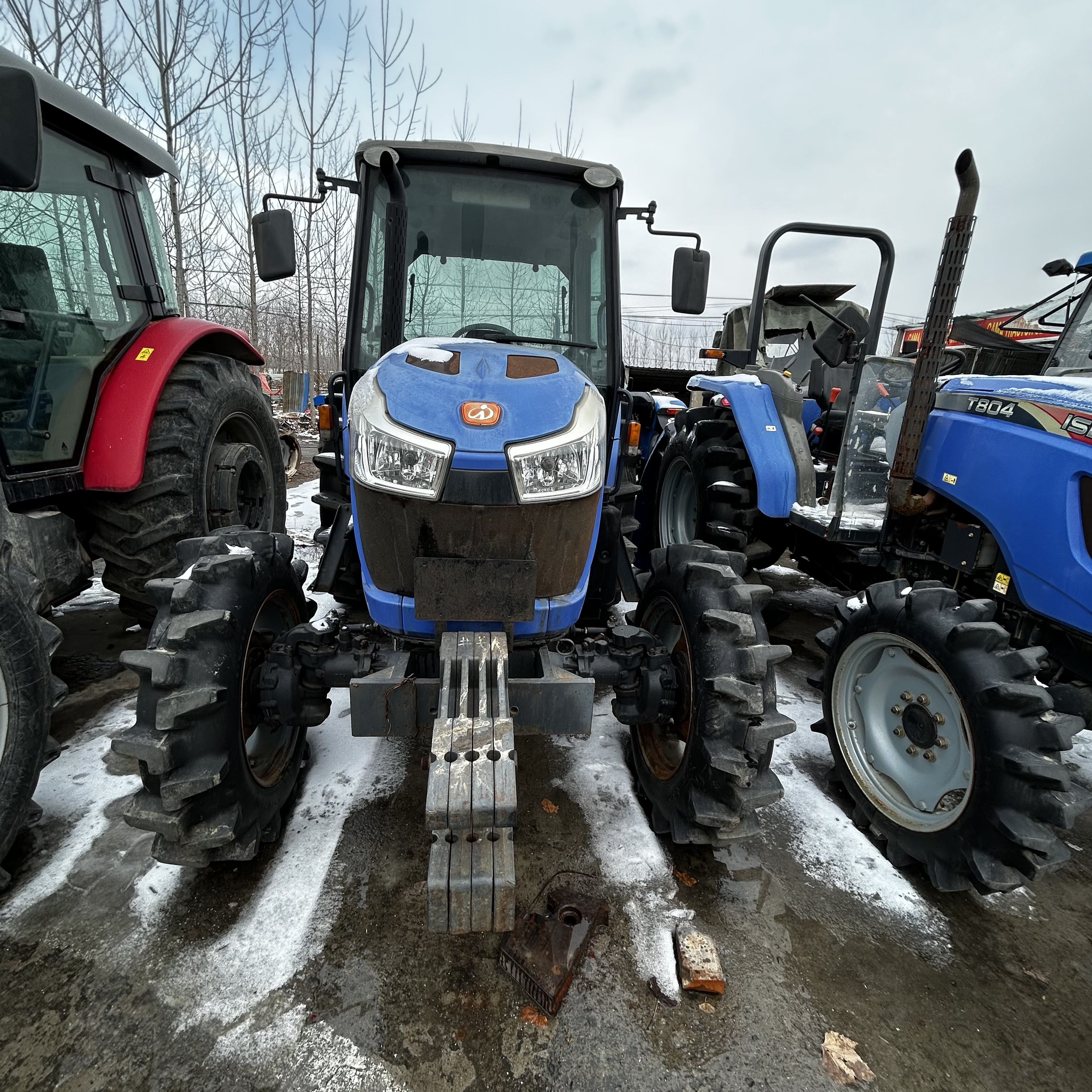 Used Wheel Tractor 4WD ISEKI T954 with cab secondhand in good condition for sale cheap price