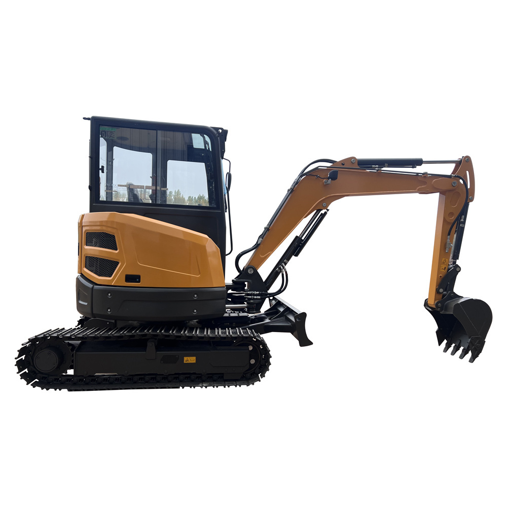 Euro 5 rubber tire mini excavator 0.8 1.5 1.2 Ton Small Excavator Kubota EPA / KOOP Euro 5 Super Power digger excavator for sale