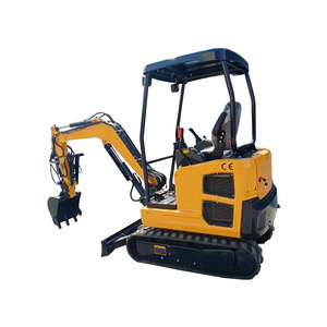 Mini excavator with ce small excavation equipment 1.2 ton micro digger swing boom