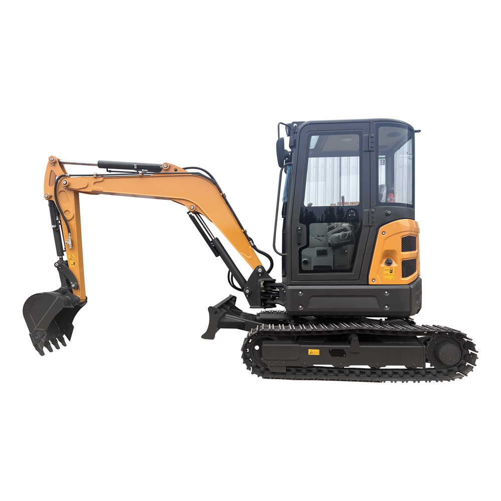 Mini excavator with ce small excavation equipment 1.2 ton micro digger swing boom