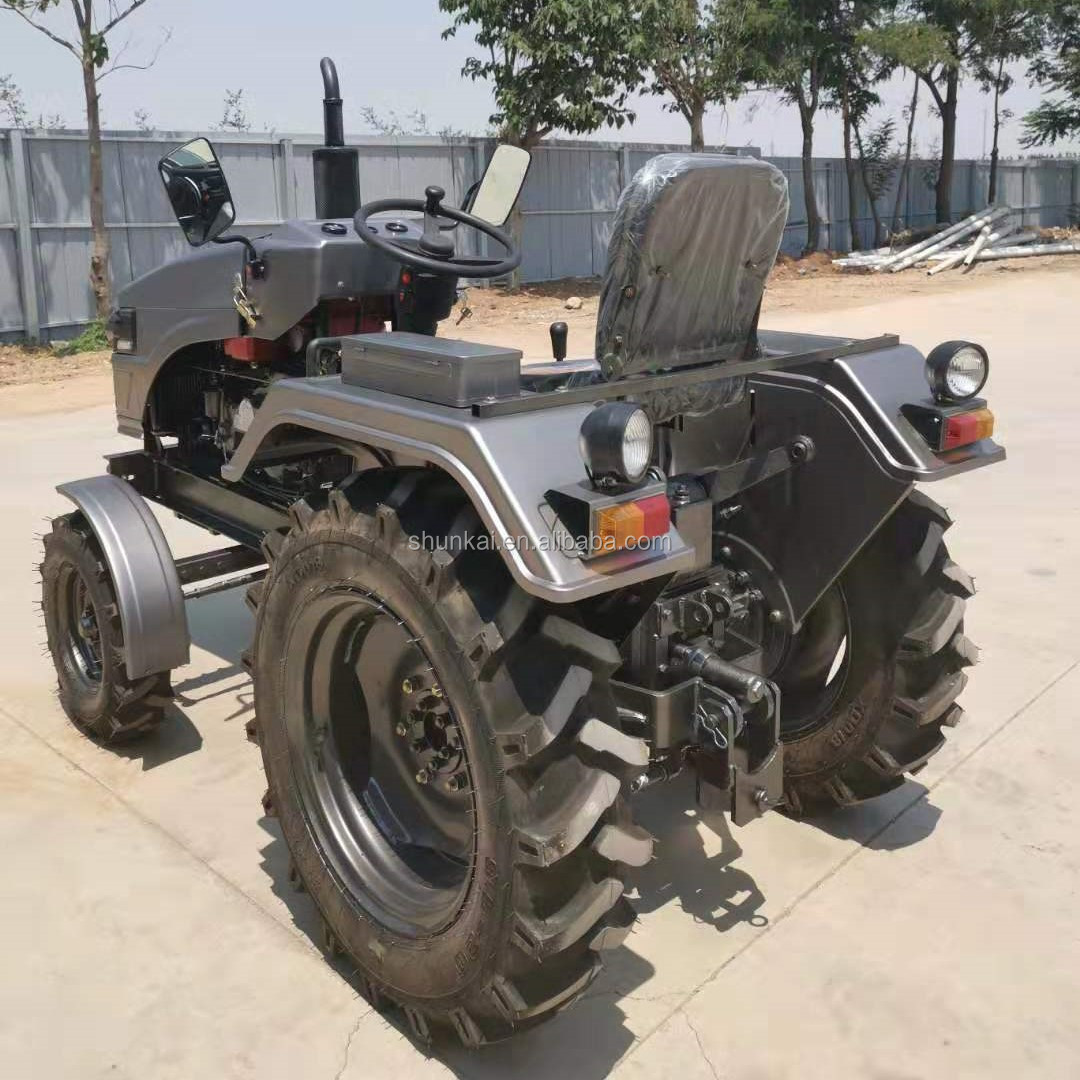 AGRICULTURAL EQUIPMENT 20hp /24hp 2wd wheeled mini tractor with plow in pakistan hot sale