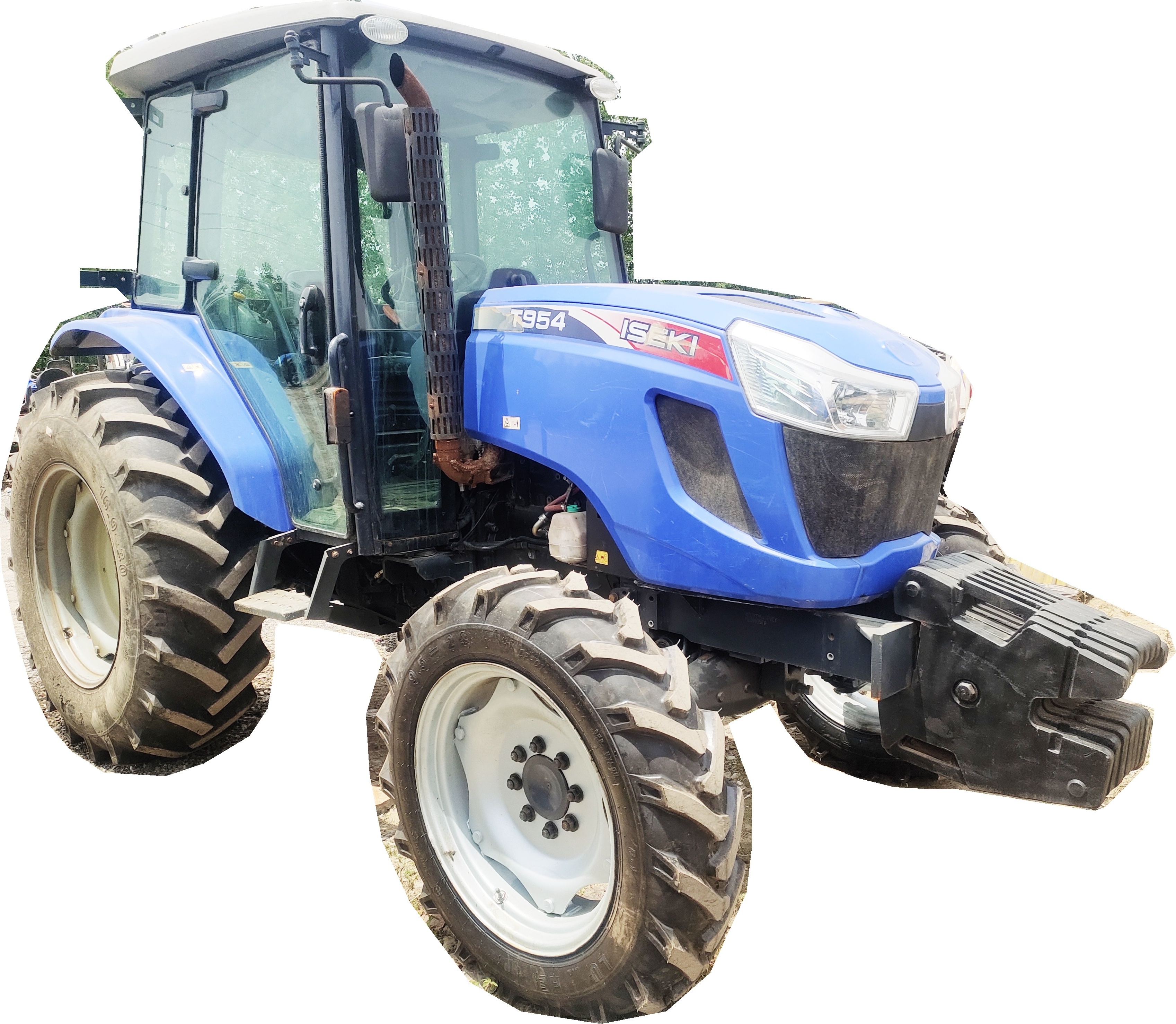 Used Wheel Tractor 4x4WD ISEKI T954 with cab secondhand in good condition for sale cheap price