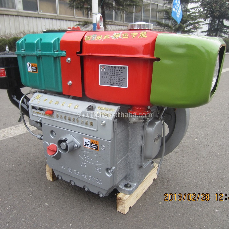 Chinese good quality and price Diesel Engine with radiator 8hp to 18hp