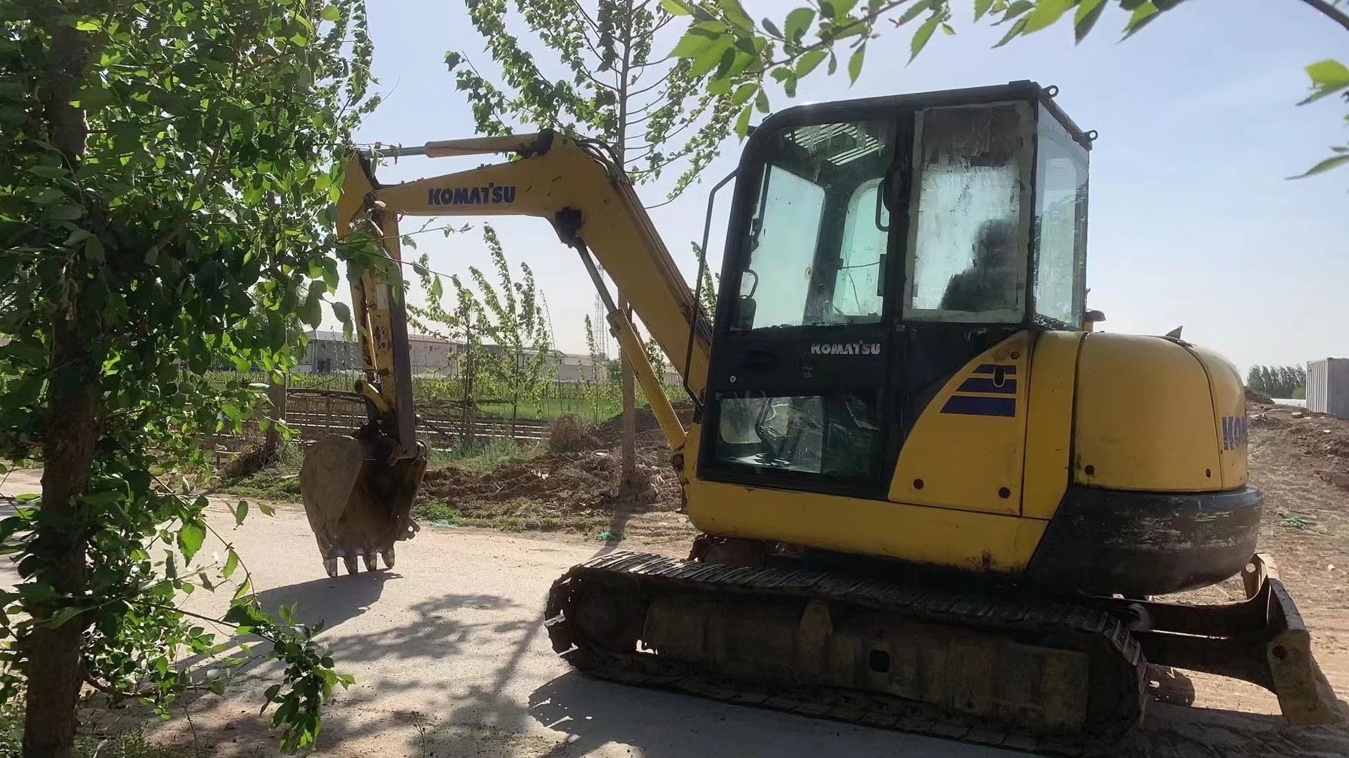 komatsu pc01 rc 1 ton mini excavator used bucket excavator for sale