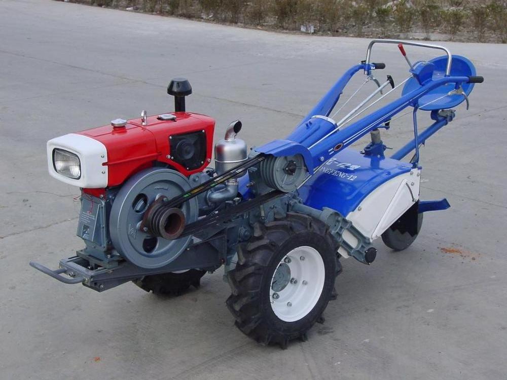 High Quality Multi-functional 15 hp 2 Wheel Chinese Walking Micro Hand Tractor / power tiller