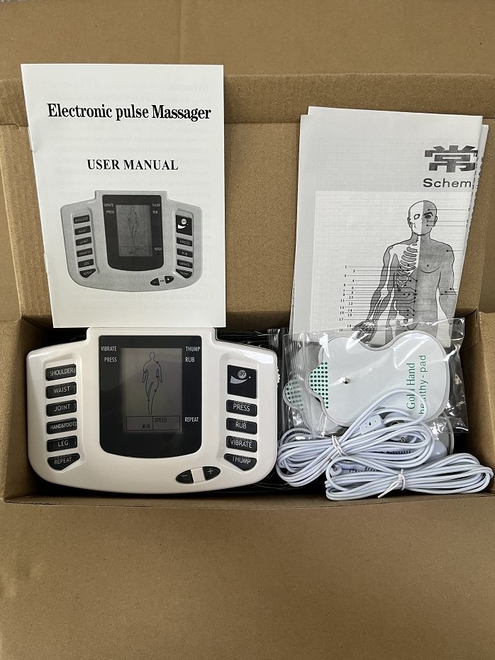 EMS Tens Massage Full Body Tens Acupuncture Electric Therapy Meridian Physiotherapy Apparatus Massager