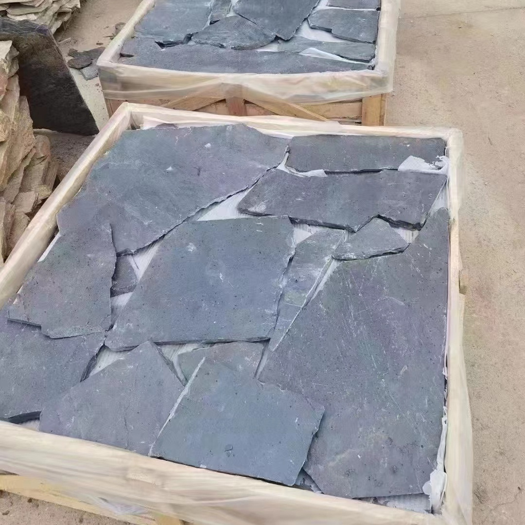 Natural  slate irregular random flagstone paving stone for flooring pavers