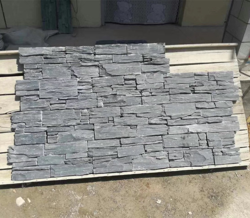 Stacked stone wall panels claddings and veneers