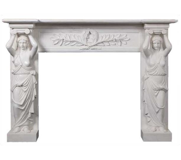 Modern marble mantels decorative fireplace surround