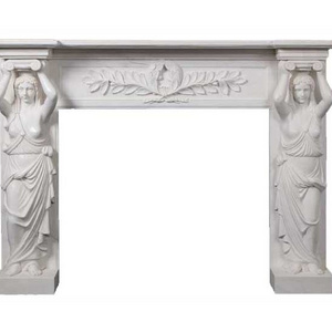 Modern marble mantels decorative fireplace surround