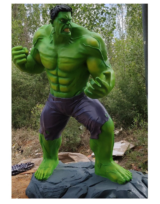 life size green giant fibreglass sculpture