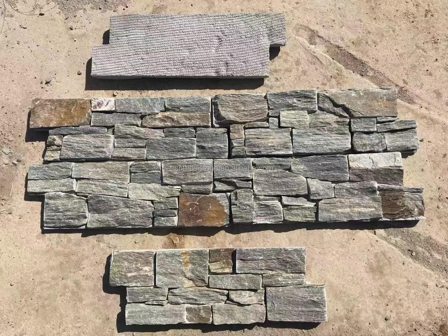 Natural stone ledgestone Z panel cladding