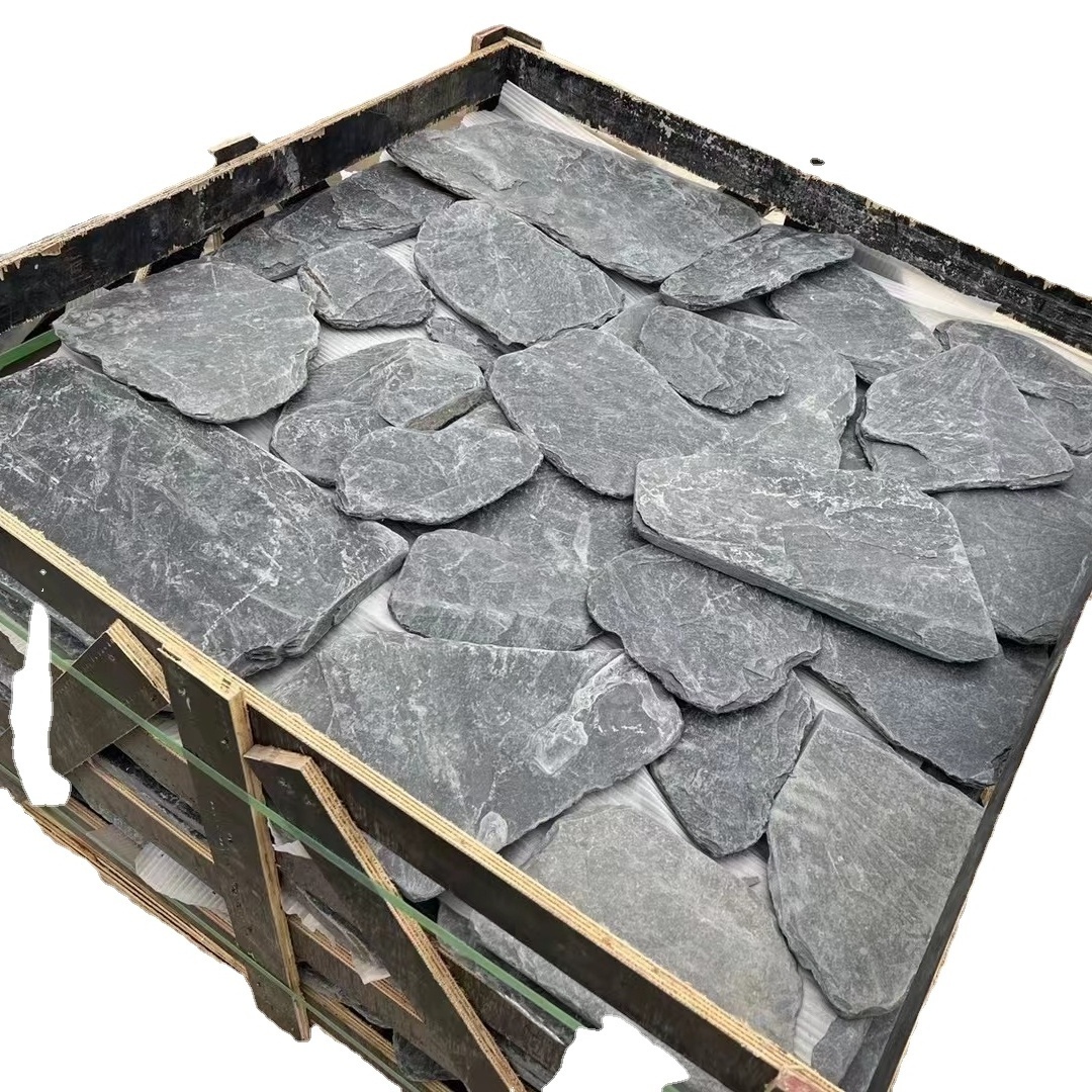 Natural  slate irregular random flagstone paving stone for flooring pavers