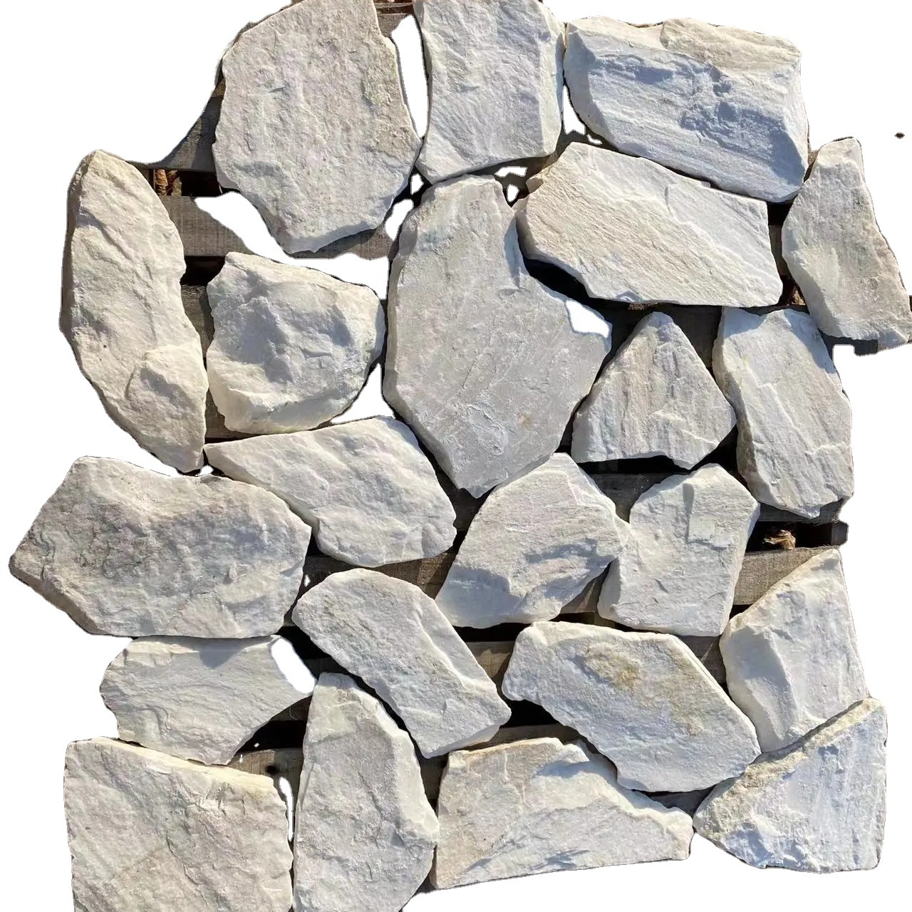 Factory direct sale irregular shaped slate driveway paver stone