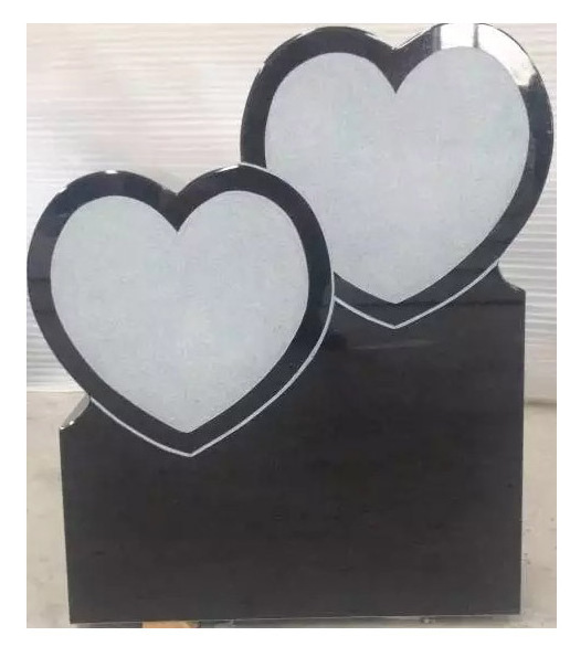 Customized butterfly blue  granite headstone wholesale price