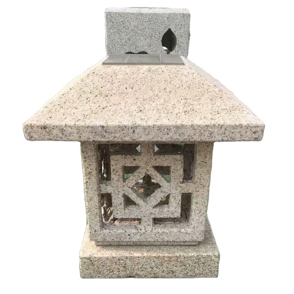 Wholesale  Outdoor Garden Granite Stone Japanese Stone Lanterns