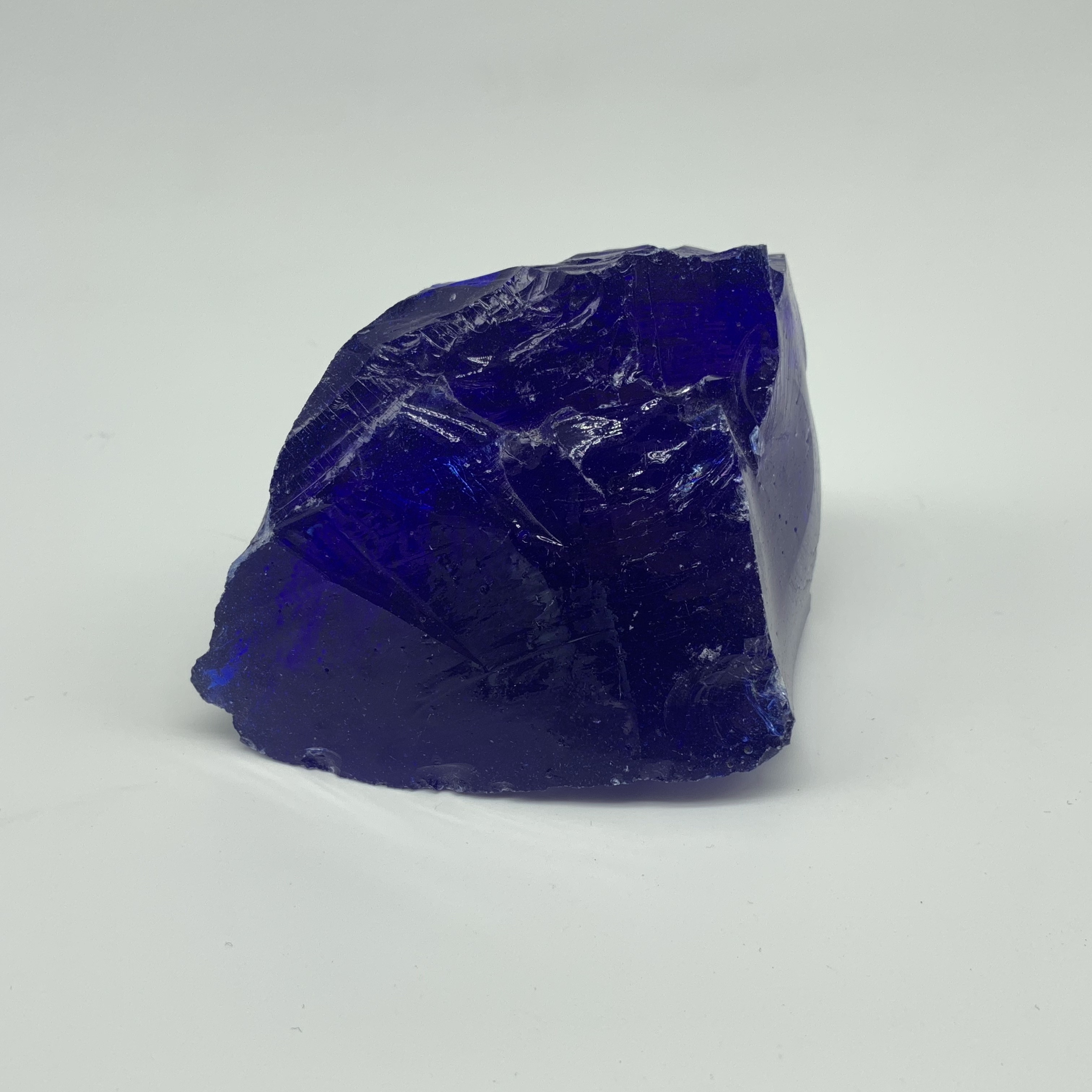 decorative Purple Slag Glass Rock