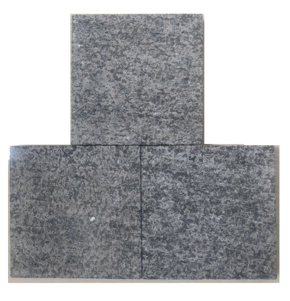 China impala natural black granite flamed finished paving tiles