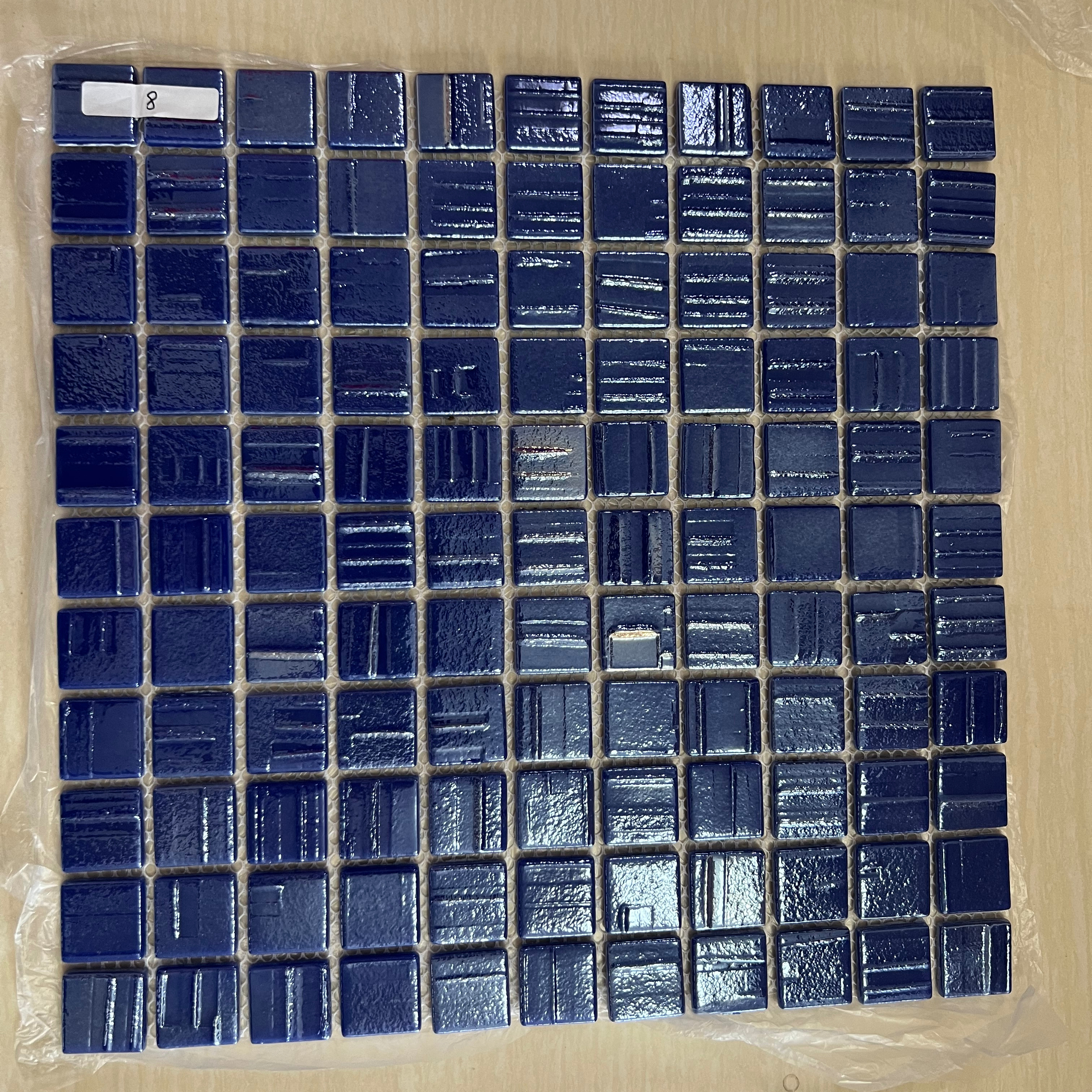 hot melt glass mosaic bathroom floor wall tiles