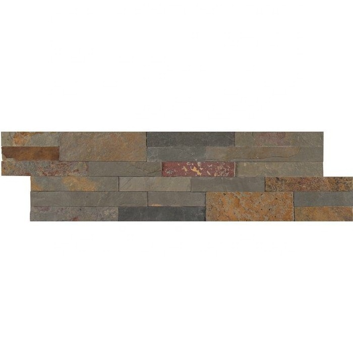 China hot sale flat plate rusty slate natural stone veneer