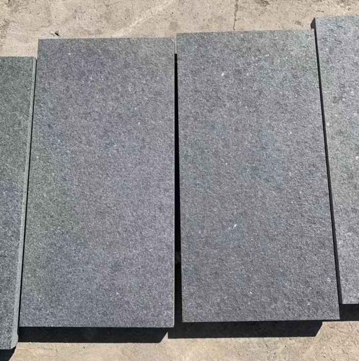 Factory direct sale flamed granite meshed paver for driveway