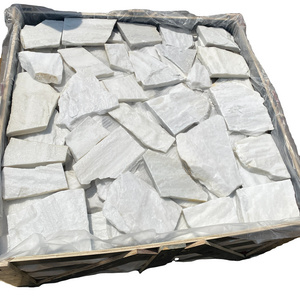 White sparkle quartzite Outdoor Random Paving Flagstone