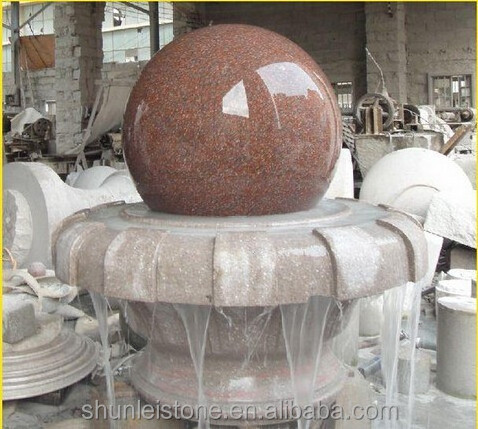 Factory direct sale Floating Stone Rolling Sphere Garden Water Fountain