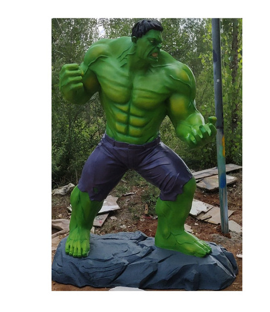 life size green giant fibreglass sculpture