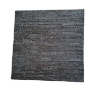 Decorative Natural Black Slate Ledgestone Panel for Wall