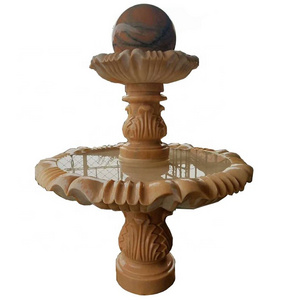 Factory direct sale Floating Stone Rolling Sphere Garden Water Fountain