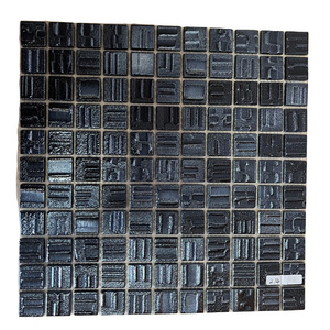 hot melt glass mosaic bathroom floor wall tiles