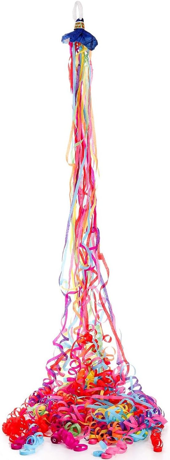 Throw Streamers No Mess Confetti Paper Shakers Poppers for Party Celebrations Multicolor