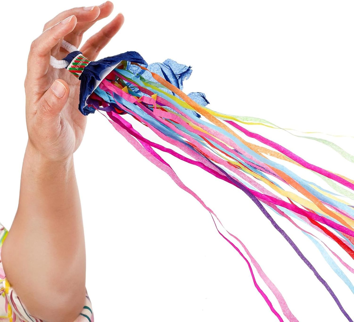 No Mess Confetti Paper Shakers Throw Streamers Poppers for Party Celebrations Multicolor