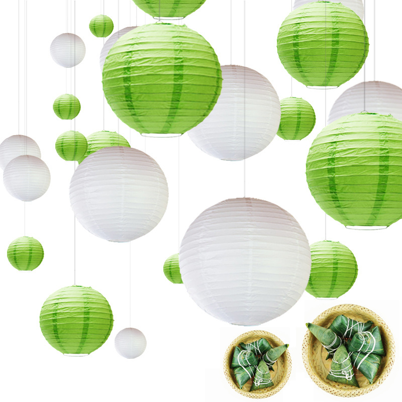 Global Shunli White Paper Lantern Japanese Lantern Paper Chinese Paper Lantern