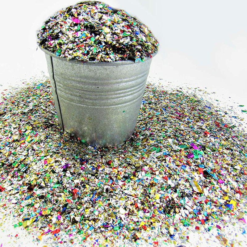 Wholesale Bulk Wedding Party Confetti 100g per Bag Mixed Color Irregular Debris Fillings Party Foil Confetti