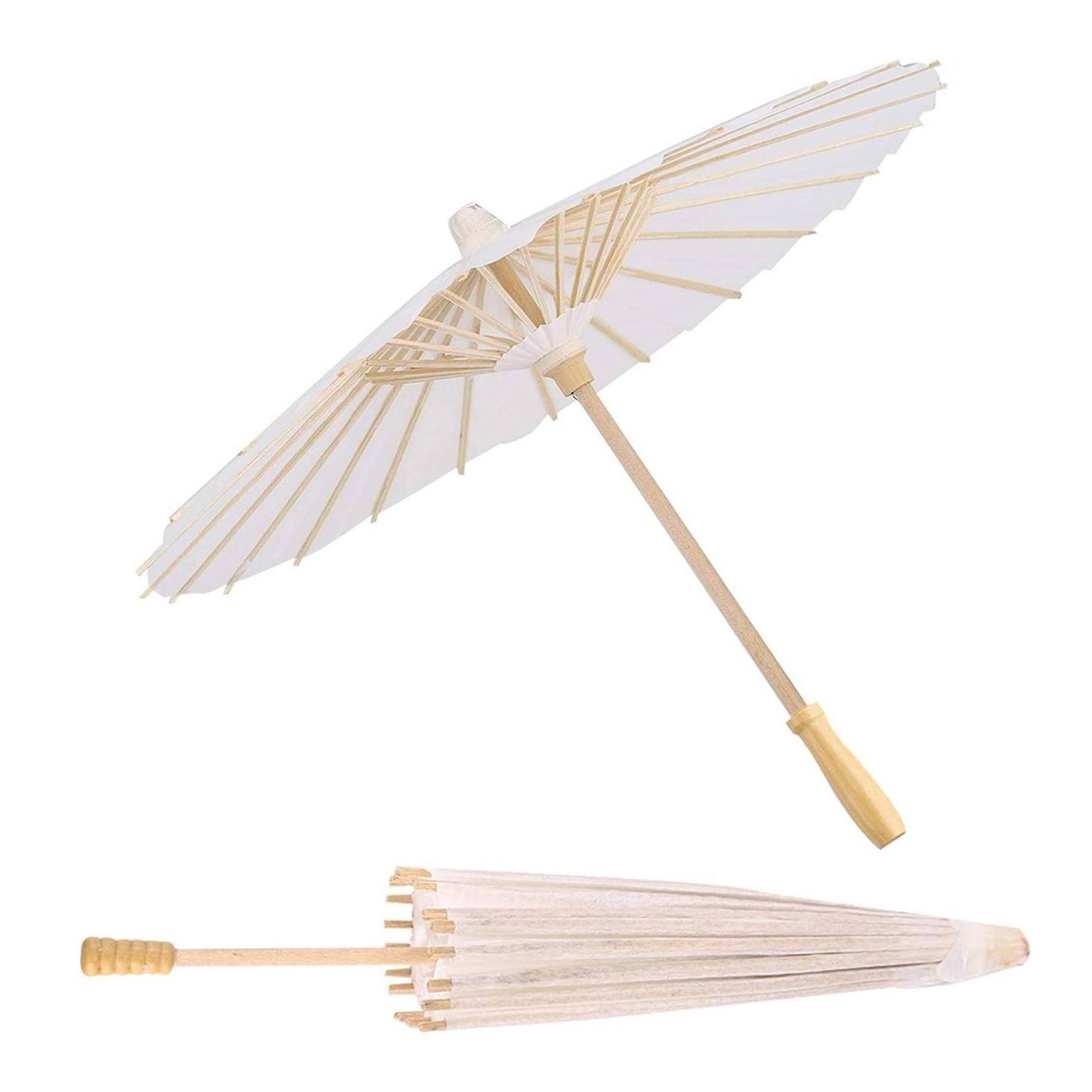 dance wedding party photography handmade Japanese Chinese diy bamboo white oil paper art craft vintage parasol umbrella