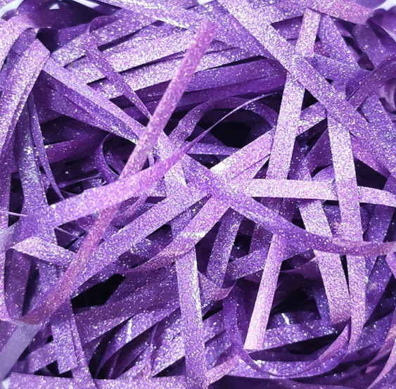 Glitter Raffia Grass Shiny PP Raffia Shredded Paper Confetti Raffia Paper for Easter Basket Gift Packaging Filling