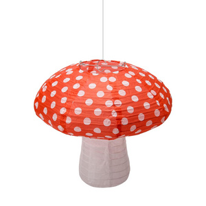 Shunli 10 Inch Hanging Paper Lanterns rice paper lanterns mushroom Round Paper Lantern for Home Classroom party Decoration