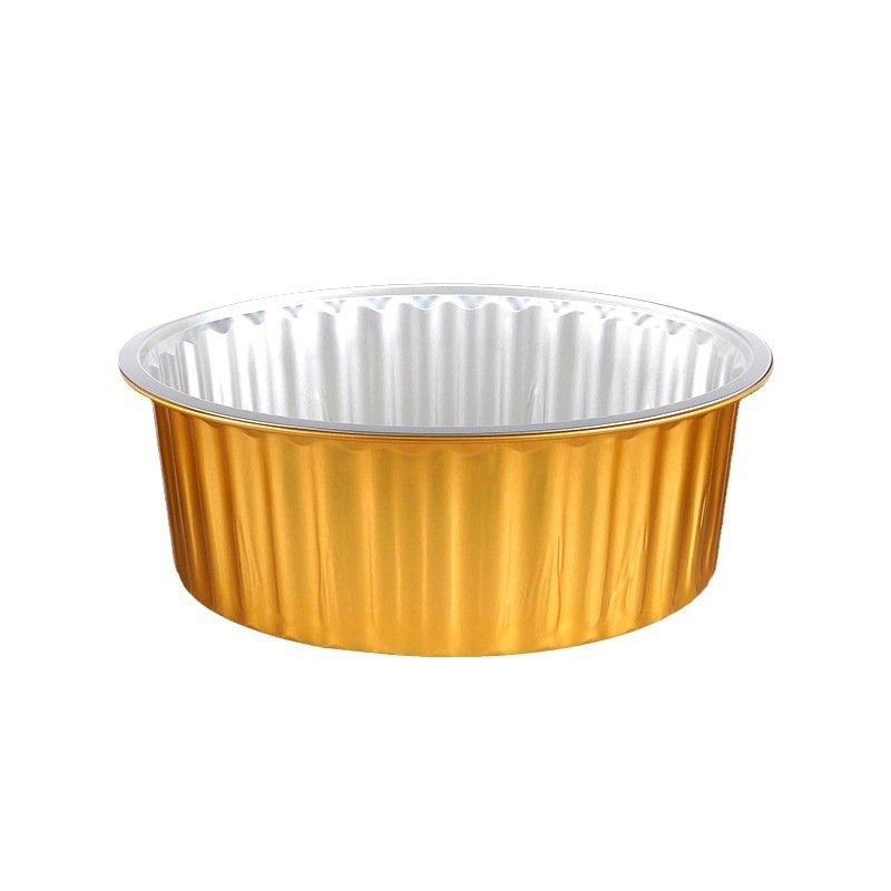 Wholesale Gold Baking Pans Pie Pan Aluminum Foil Round Container Disposable