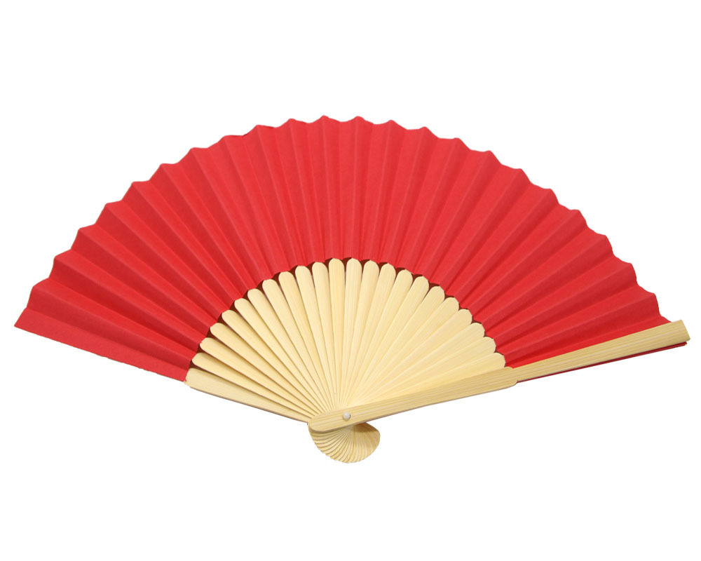 Shunli frame paper wooden hand fan folding paper spanish hand fan natural bamboo frame paper hand fan