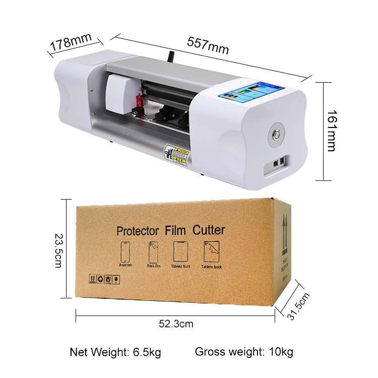 Smart Mobile Phone TPU Hydrogel Film Cutter Plotter Back Skin Sticker Making Screen Protector Cutting Machine