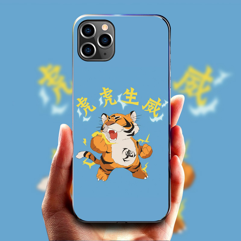 Fashionable Translucent Vivid Mobile Phone 3d Pattern Cellphone Back Film Sticker