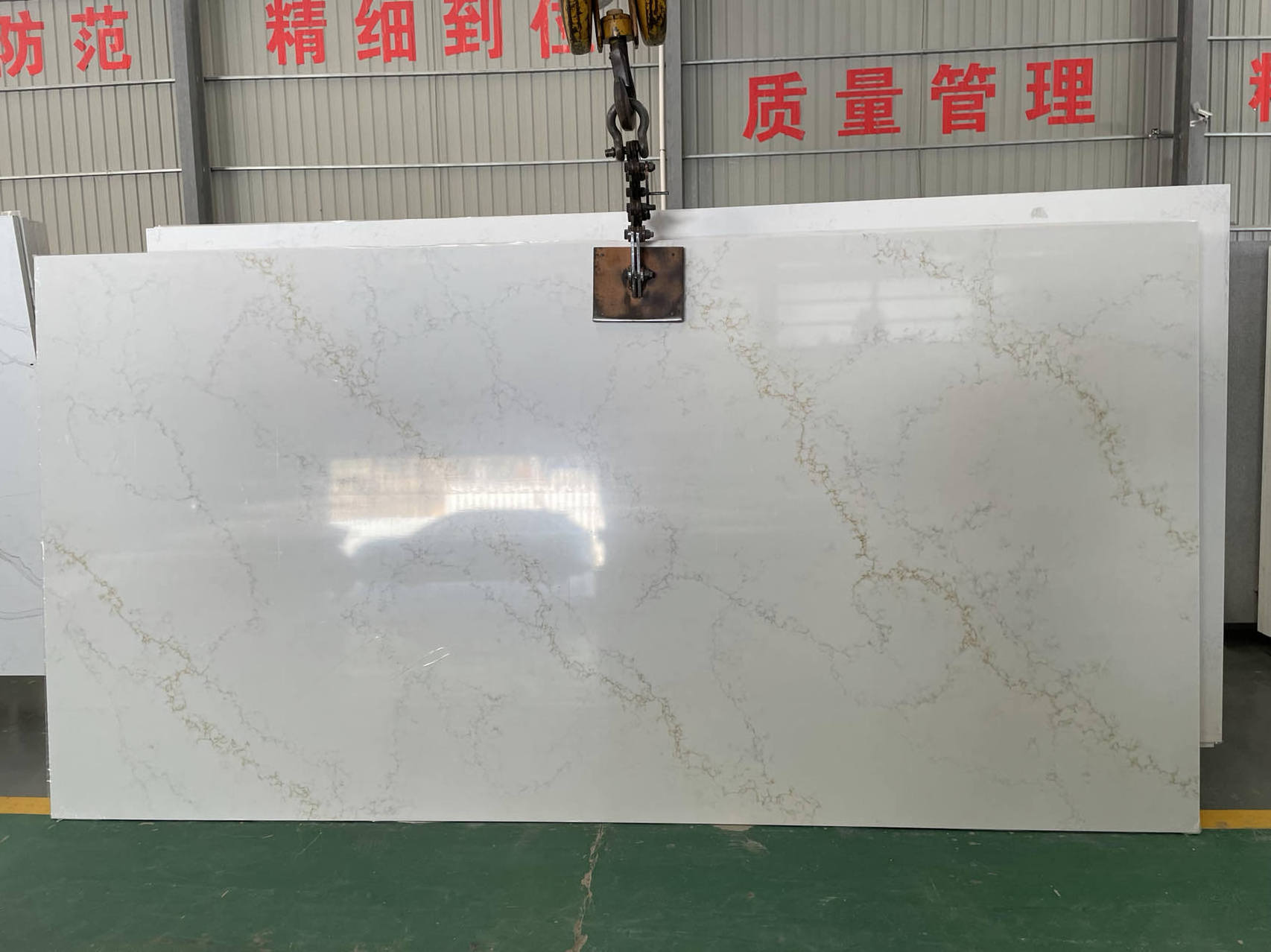 SUMMERLY White cararra marble tile quartz countertop Carolina Carrara Gold artificial stone quartz price