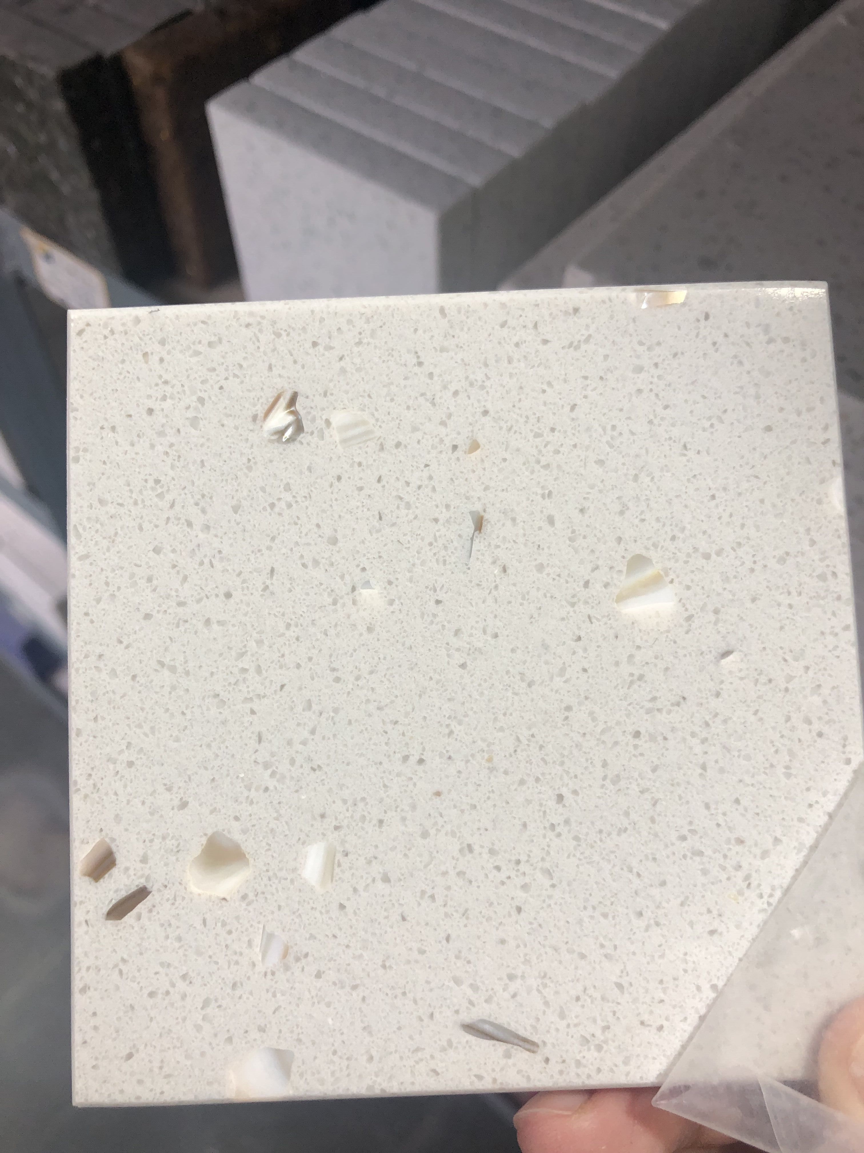 Sparkle crystal quartz slab artificial quartz stone for bathroom and kitchen countertop