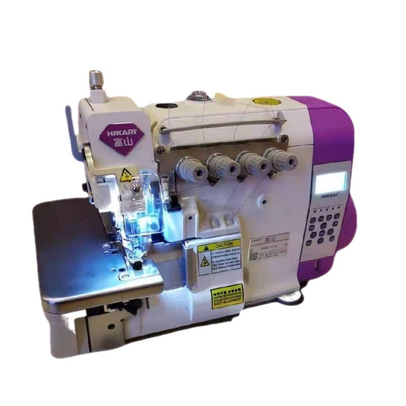 Wholesale New HIKARI Computer Fully Automatic Step-by-step Locking Machine Automatic Recognition Fabric Overlock Sewing Machine