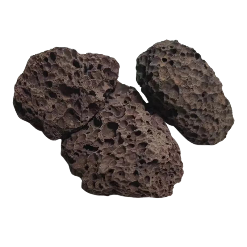 The explosion-proof volcanic stone is used to calcinate the volcanic stone on the wall of the barbecue oven